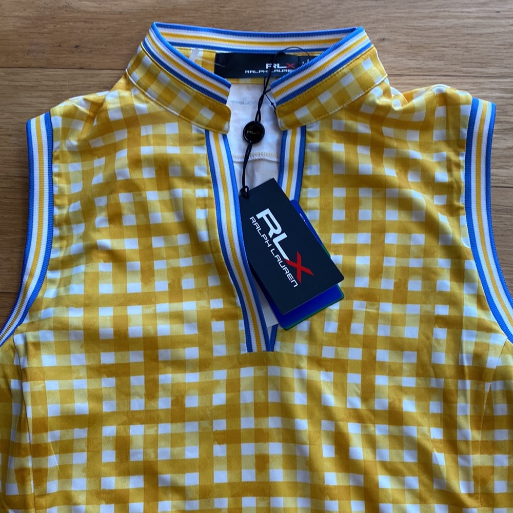 NWT W Golf Yellow top$100